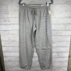 Aeropostale Grey Cinch Sweatpants